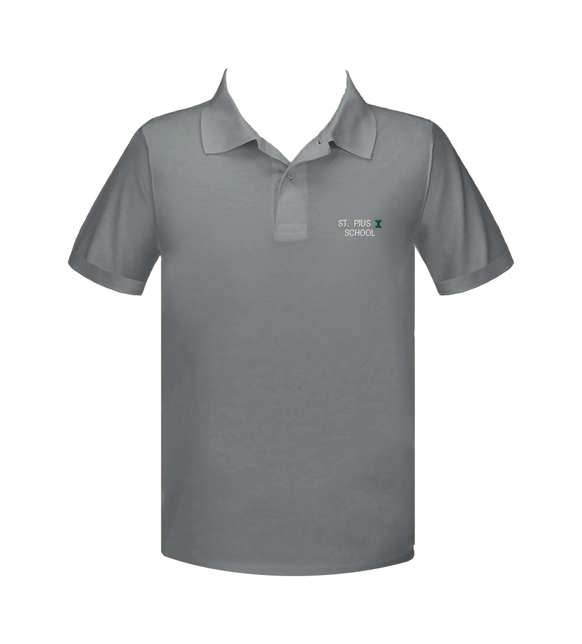 ST. PIUS GOLF SHIRT, UNISEX, SHORT SLEEVE, ADULT