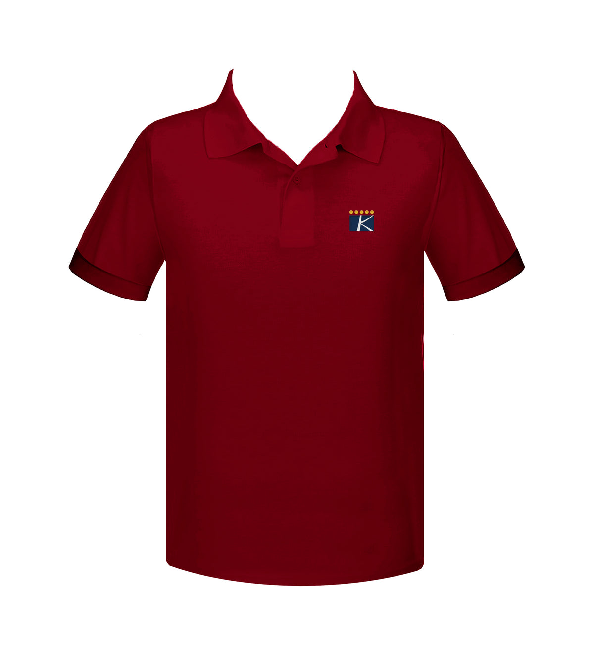 THE KING&#39;S SCHOOL GOLF SHIRT, UNISEX, SHORT SLEEVE, YOUTH