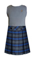BIBLEWAY TUNIC WITH AN EXTRA TWO INCHES IN LENGTH, DROPWAIST WITH BUTTONS AND BACK ZIPPER