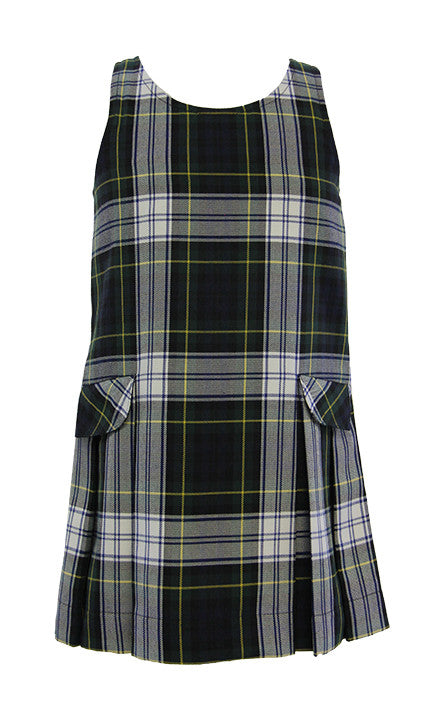 TARTAN TUNIC, DROPWAIST WITH ONE SIDE POCKET AND BACK ZIPPER, 2901-56