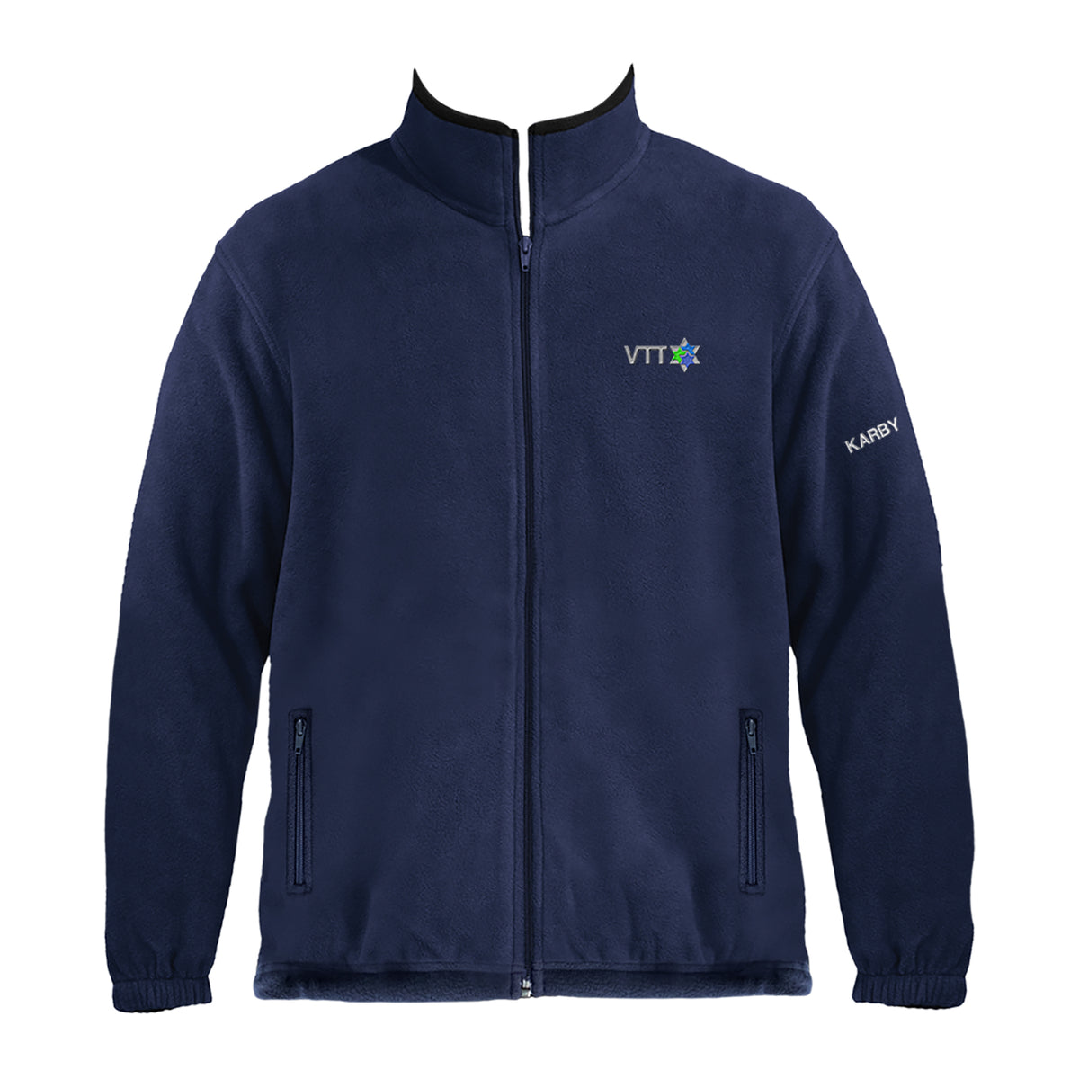 *TALMUD TORAH FLEECE JACKET WITH NAME EMBROIDERY, ADULT *PRE-ORDER, FINAL SALE*