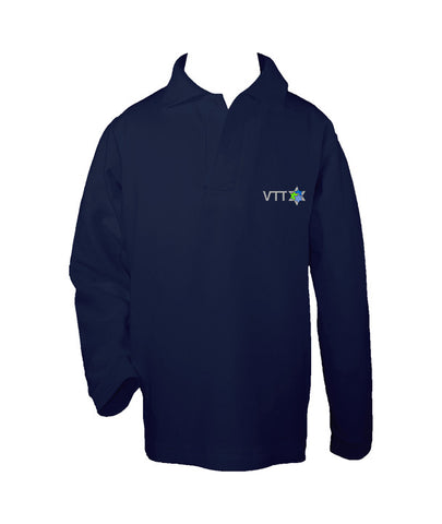 TALMUD TORAH GOLF SHIRT, UNISEX, LONG SLEEVE, CHILD