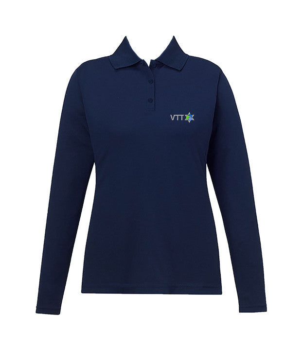 ***TALMUD TORAH GOLF SHIRT, GIRLS, LONG SLEEVE, YOUTH