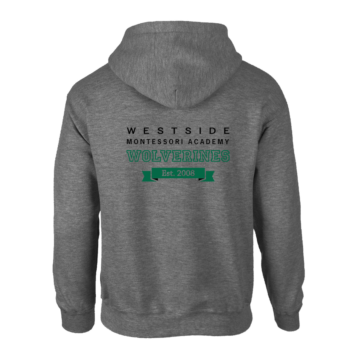 WESTSIDE MONTESSORI ZIP HOODIE, CHILD