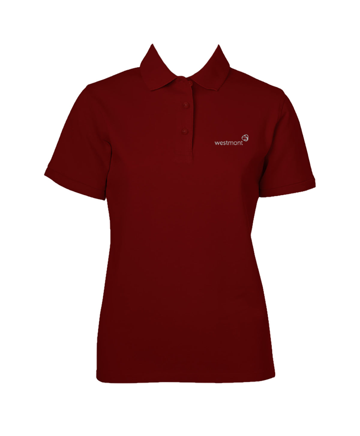 ***WESTMONT RUBY RED GOLF SHIRT, GIRLS, SHORT SLEEVE, YOUTH