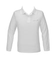 WESTMONT WHITE GOLF SHIRT, UNISEX, LONG SLEEVE, YOUTH