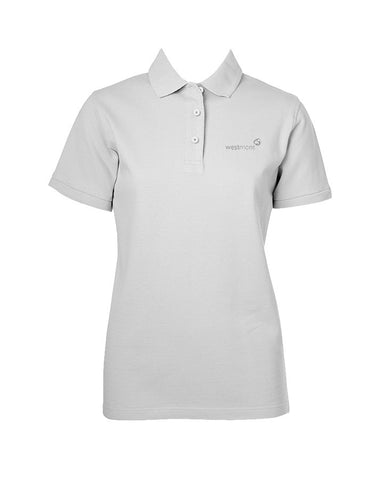 WESTMONT WHITE GOLF SHIRT, GIRLS, SHORT SLEEVE, YOUTH