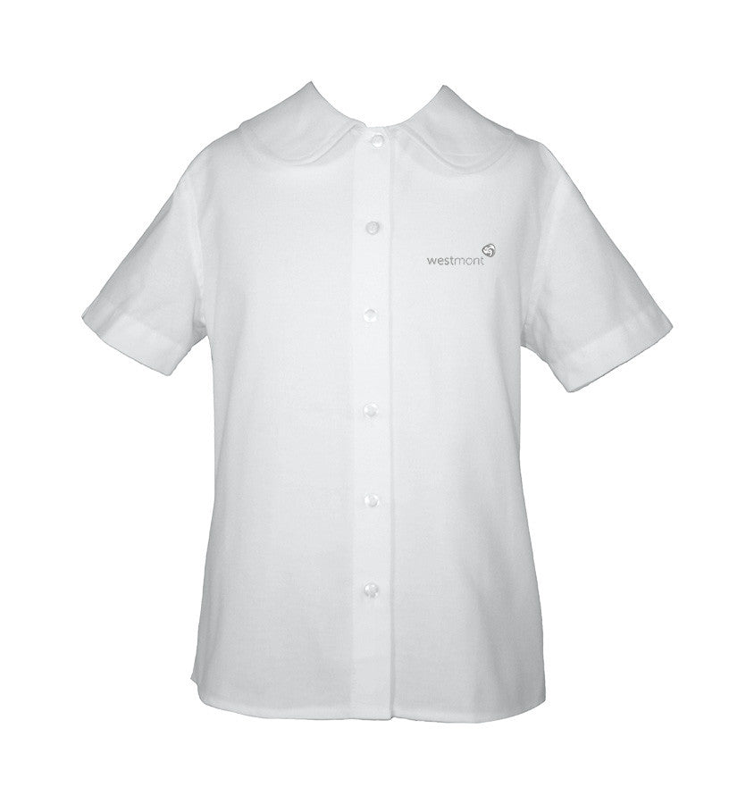 WESTMONT PETERPAN BLOUSE, SHORT SLEEVE