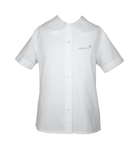 WESTMONT PETERPAN BLOUSE, SHORT SLEEVE