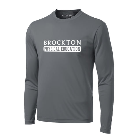 BROCKTON GYM T-SHIRT, LONG SLEEVE, ADULT