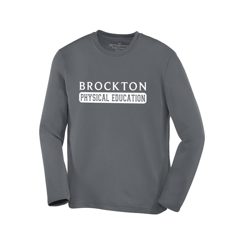 BROCKTON GYM T-SHIRT, LONG SLEEVE, YOUTH